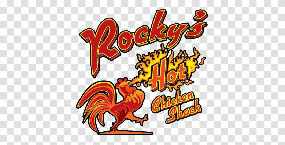 Order Online Rockys Hot Chicken Shack, Advertisement, Leisure Activities, Poster Transparent Png