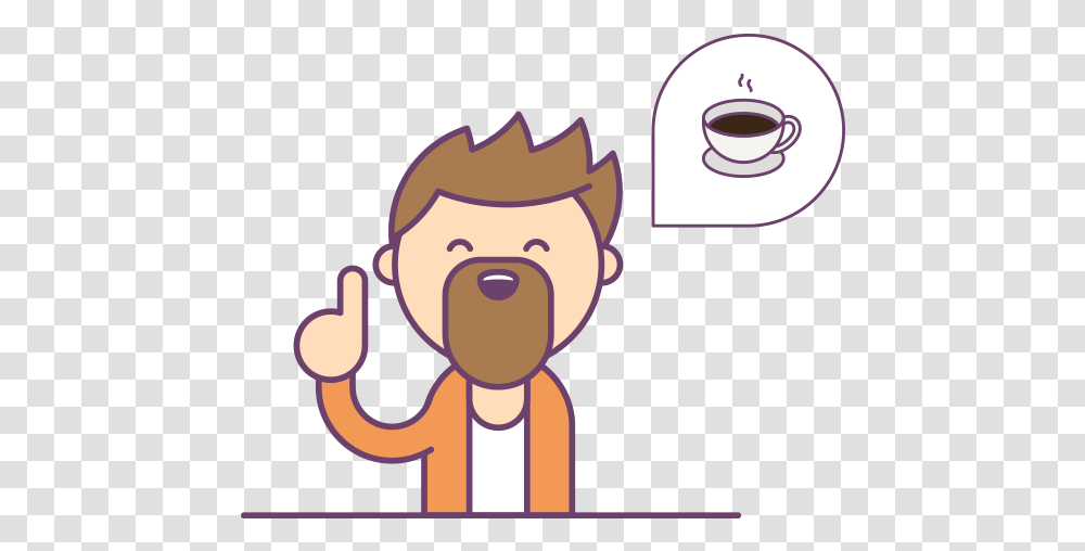 Order Your Coffee Like A Local Coffee Cartoon, Face, Head, Crowd, Speech Transparent Png