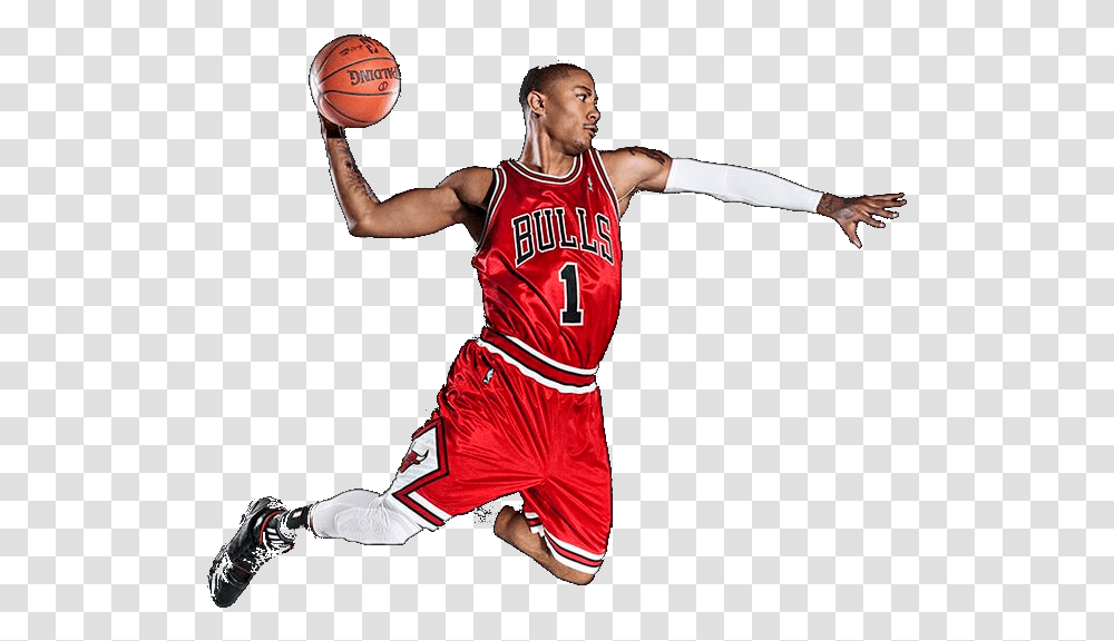 Ordering Is Literally A Slam Dunk Derrick Rose Dunk, Person, Human, People, Sport Transparent Png