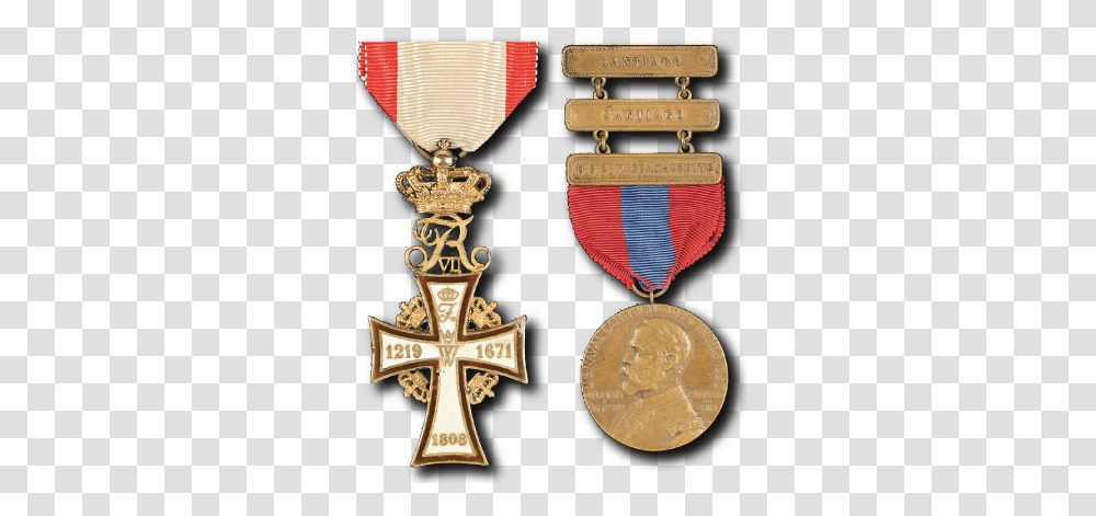Orders & Medals Society Of America Gold Medal, Trophy, Symbol, Treasure, Cross Transparent Png