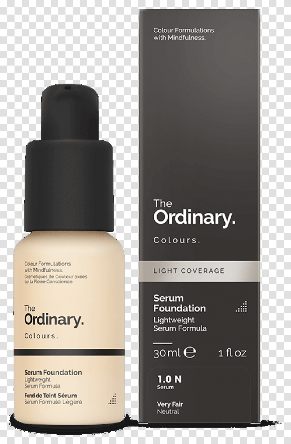Ordinary Serum Foundation 2.0 P Light Medium, Cosmetics, Bottle, Perfume, Aftershave Transparent Png