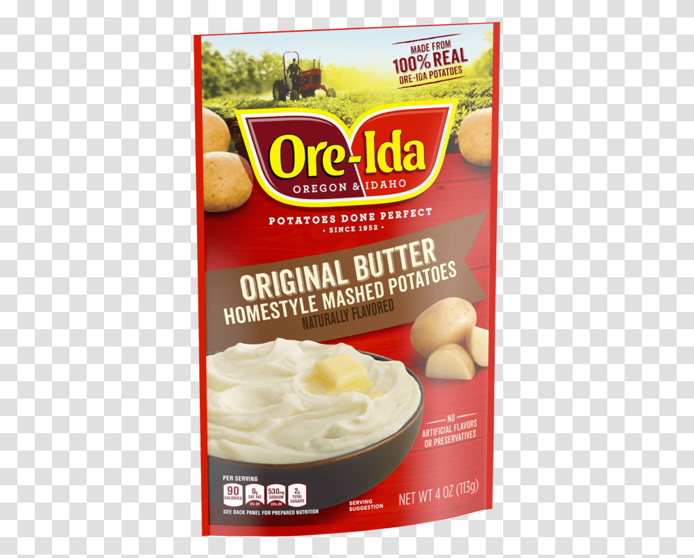 Ore Ida Mashed Potatoes 4 Oz, Egg, Food, Ice Cream, Dessert Transparent Png