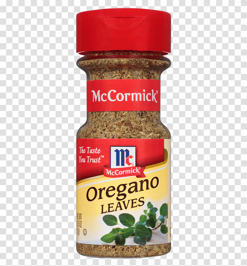 Oregano Leaves Mccormick, Food, Plant, Jar, Beer Transparent Png