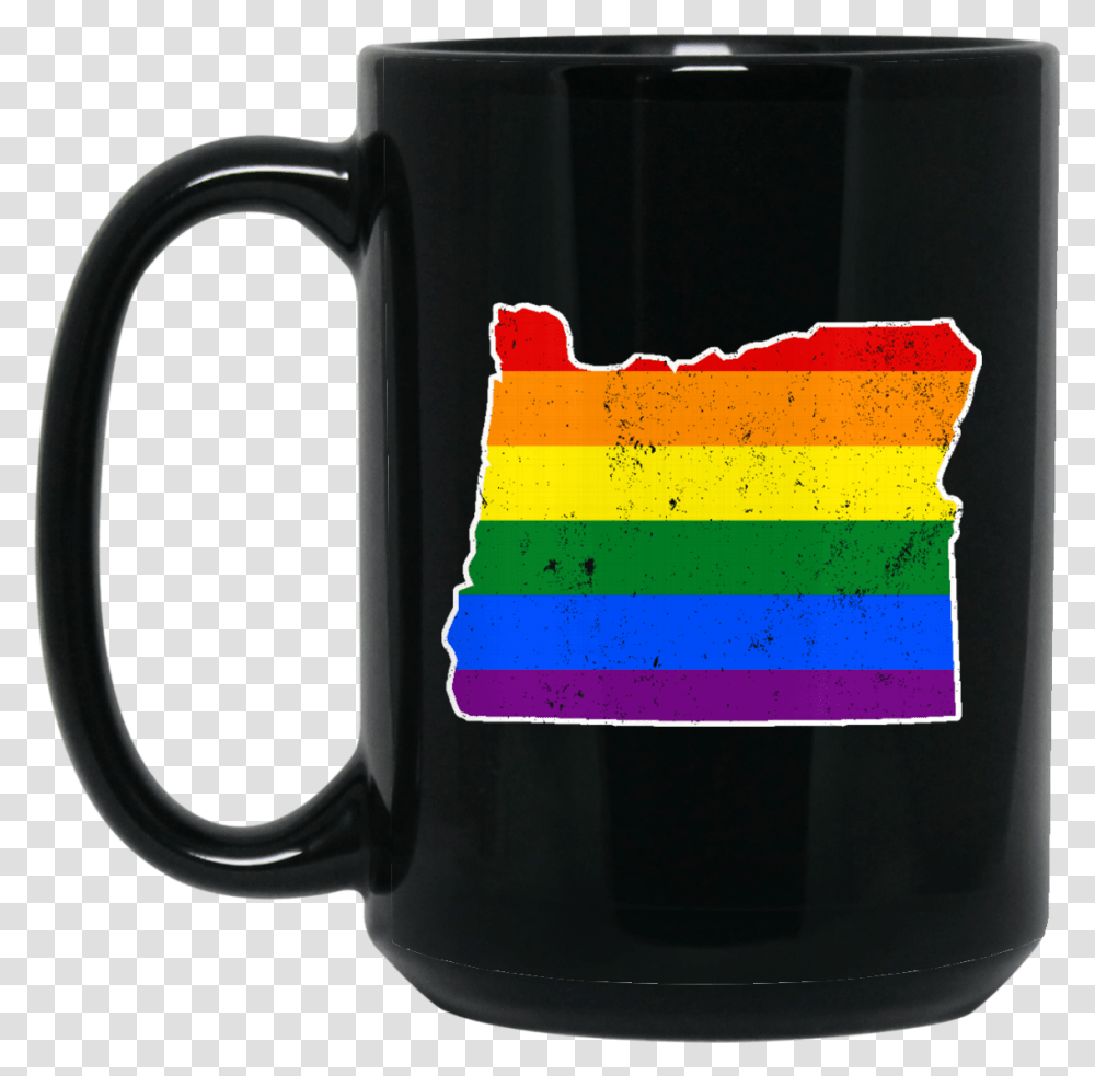 Oregon Rainbow Flag Lgbt Community Pride Lgbt Shirts Mug, Coffee Cup, Jug, Stein, Glass Transparent Png
