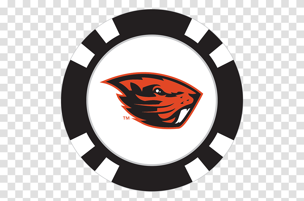 Oregon State Beavers Poker Chip Ball Marker New England Patriots Logo Circle, Tape, Meal Transparent Png