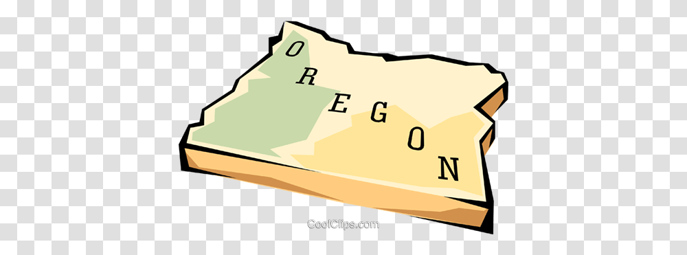 Oregon State Map Royalty Free Vector Clip Art Illustration, Number, Label Transparent Png