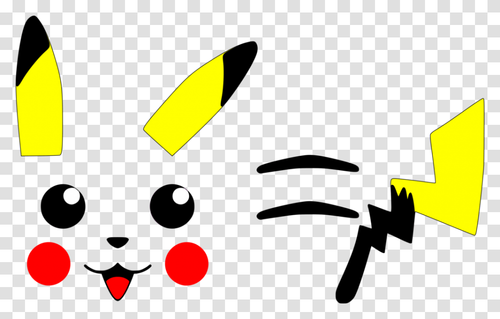 Orejas De Pikachu Cartoons Pikachu Ears Clipart, Logo, Trademark, Pac Man Transparent Png