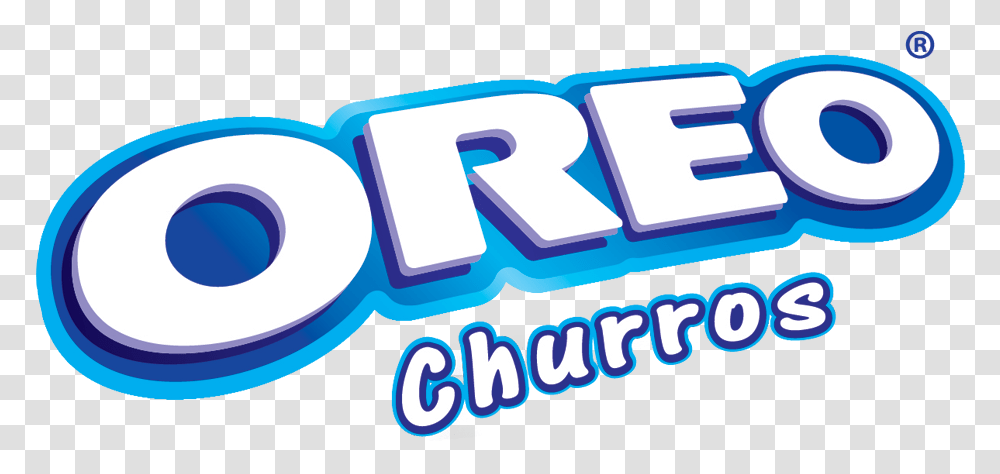 Oreo Churro Logo, Word, Sweets, Food Transparent Png