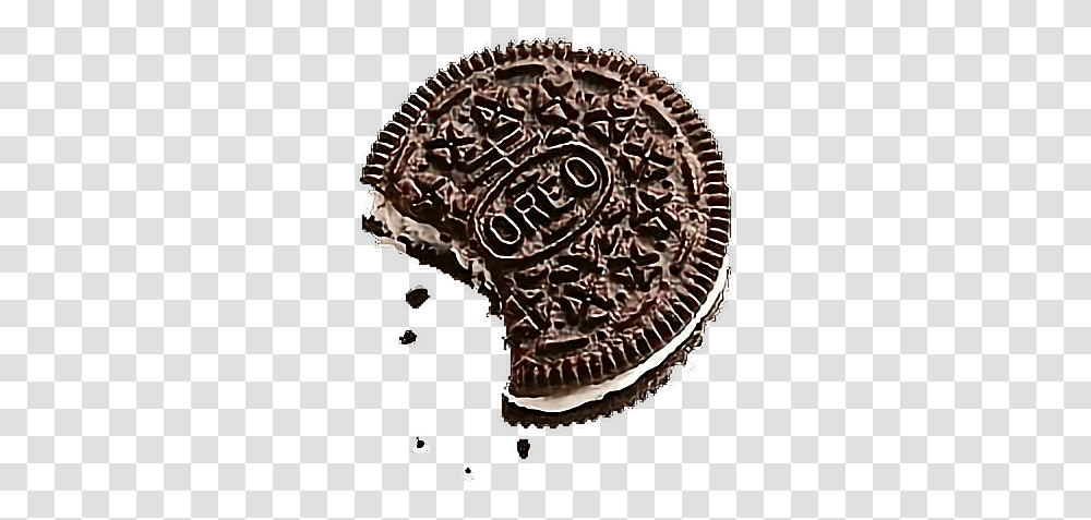 Oreo Cookie Galleta Oreo With A Bite, Plant, Vegetation, Food, Poster Transparent Png