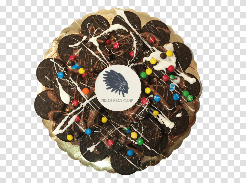 Oreo Cookie Stack Platter With Logo Chocolate Cake Transparent Png