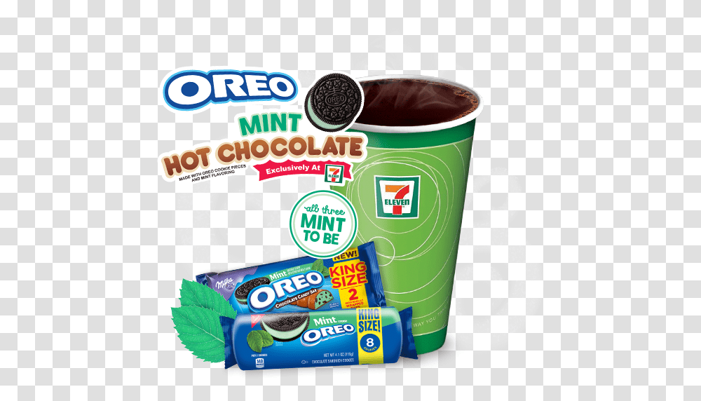 Oreo Mint Hot Chocolate, Coffee Cup, Gum, Food Transparent Png