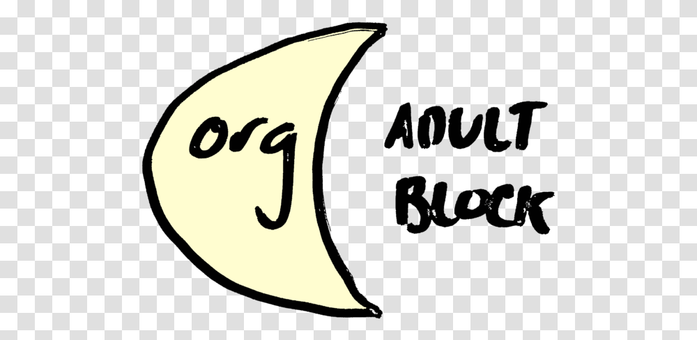 Org Adult Block Logo, Label, Cushion Transparent Png
