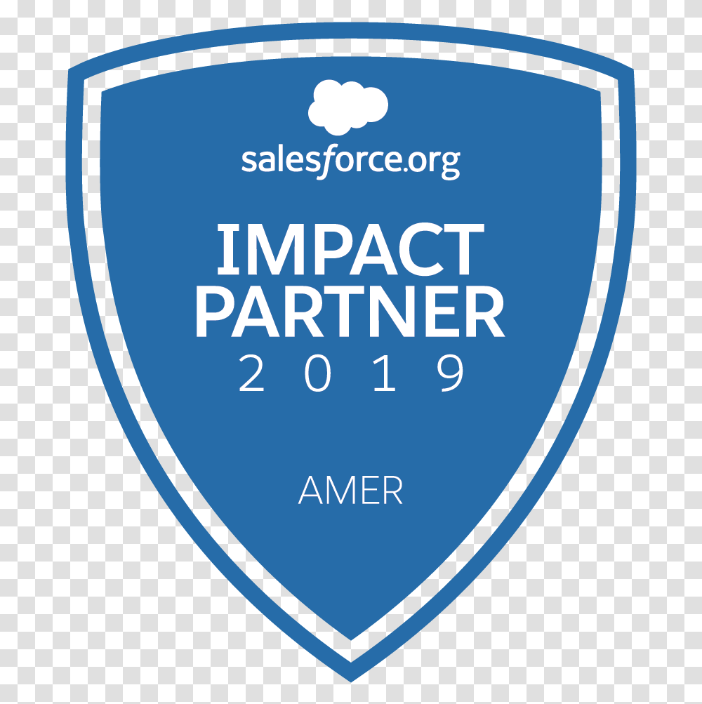 Org Impact Partner Badge Salesforce Impact Partner 2018, Label, Logo Transparent Png