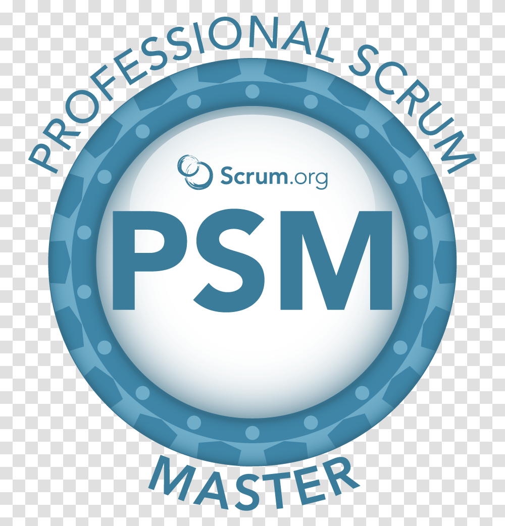 Org Professional Scrum Master Circle, Number, Label Transparent Png