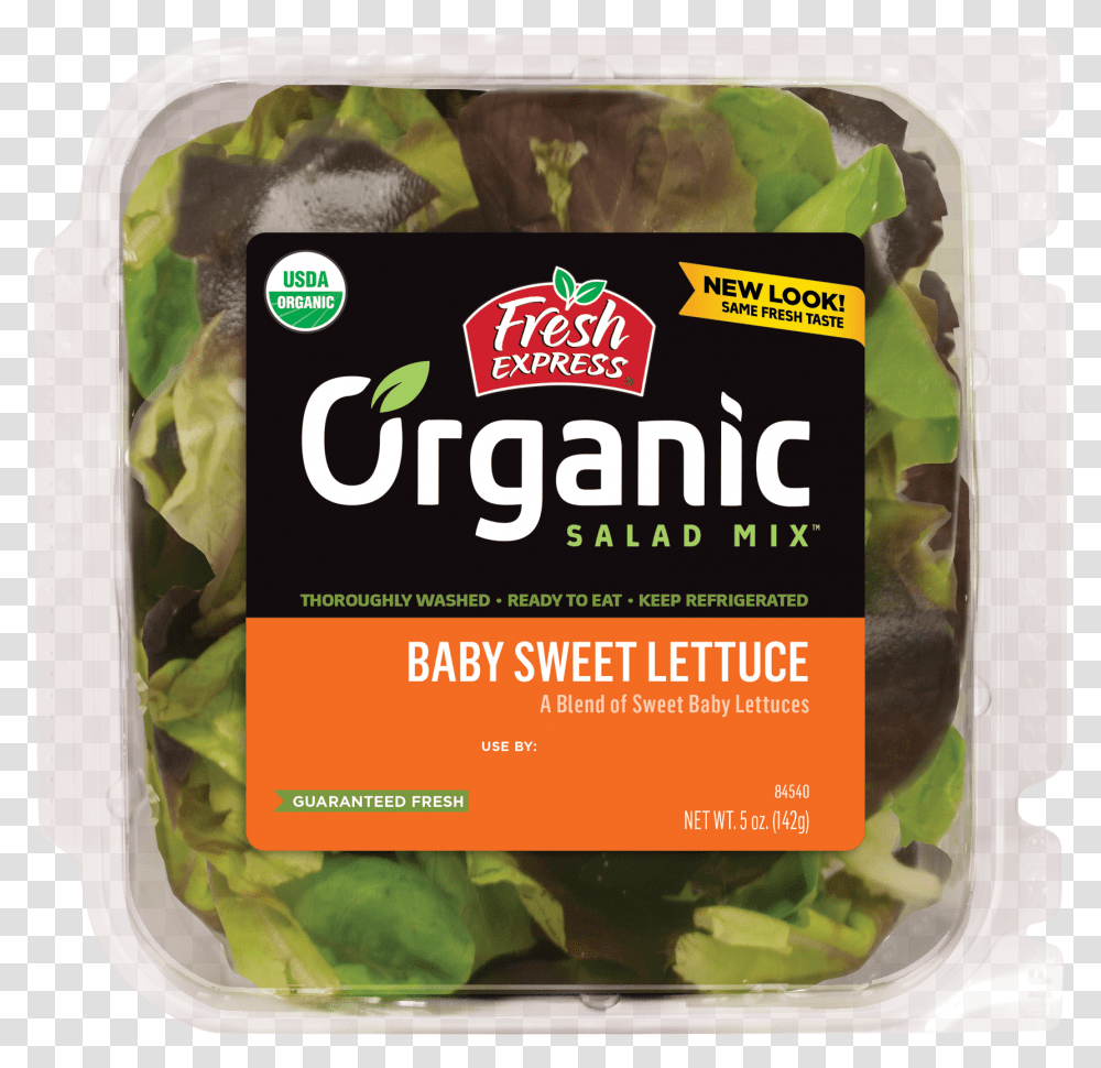 Organic Baby Sweet Lettuce Organic Caesar Salad Kit, Plant, Food, Vegetable, Jar Transparent Png