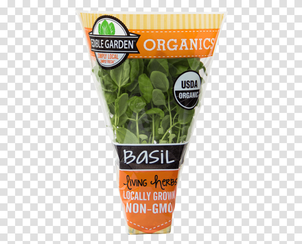 Organic Basil Usda Organic, Plant, Vegetable, Food, Beer Transparent Png