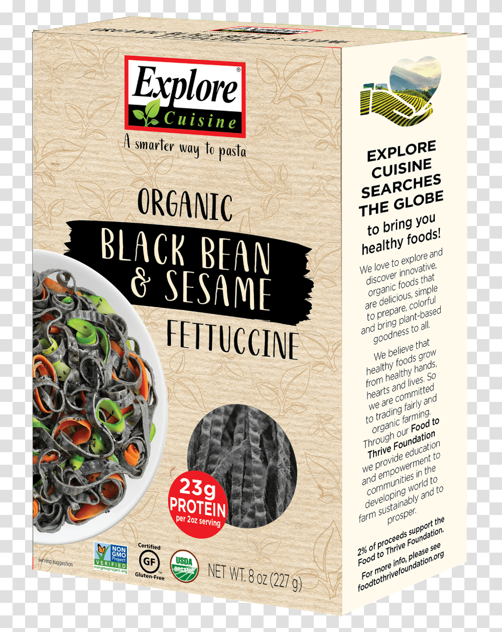 Organic Black Bean Amp Sesame FettuccineData Fancybox Black Bean Pasta, Flyer, Poster, Paper, Advertisement Transparent Png