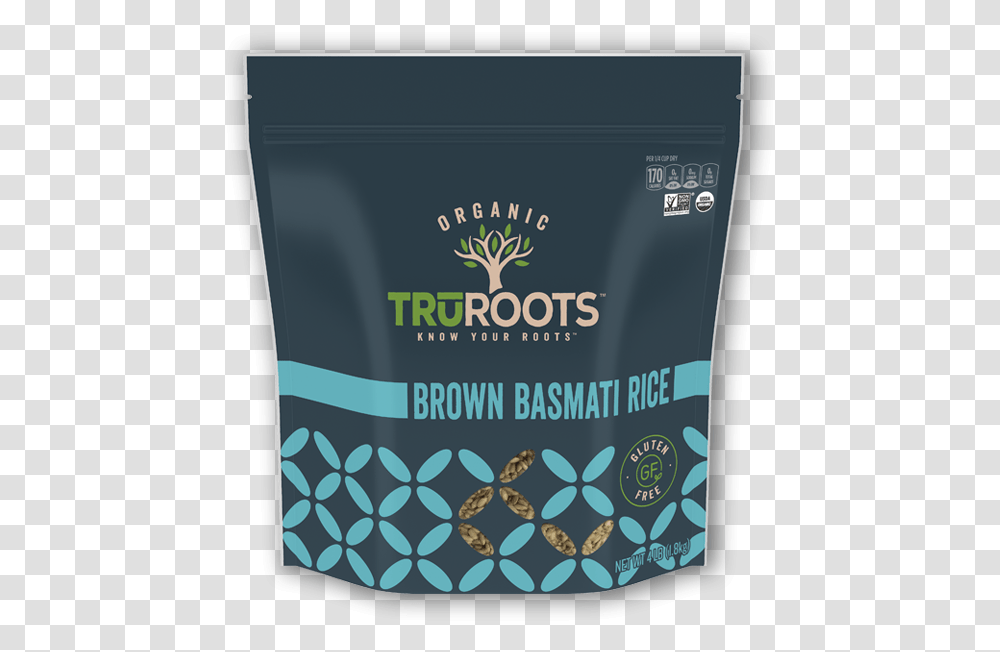 Organic Brown Basmati Rice Truroots Quinoa Sprouted, Mobile Phone, Label, Plant Transparent Png