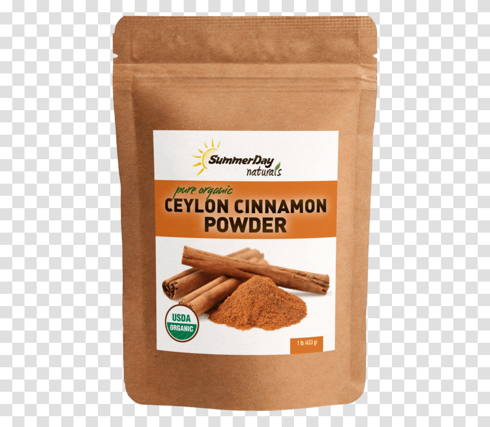 Organic Ceylon Cinnamon Cinnamon Powder Sri Lanka, Spice, Food, Hot Dog, Label Transparent Png
