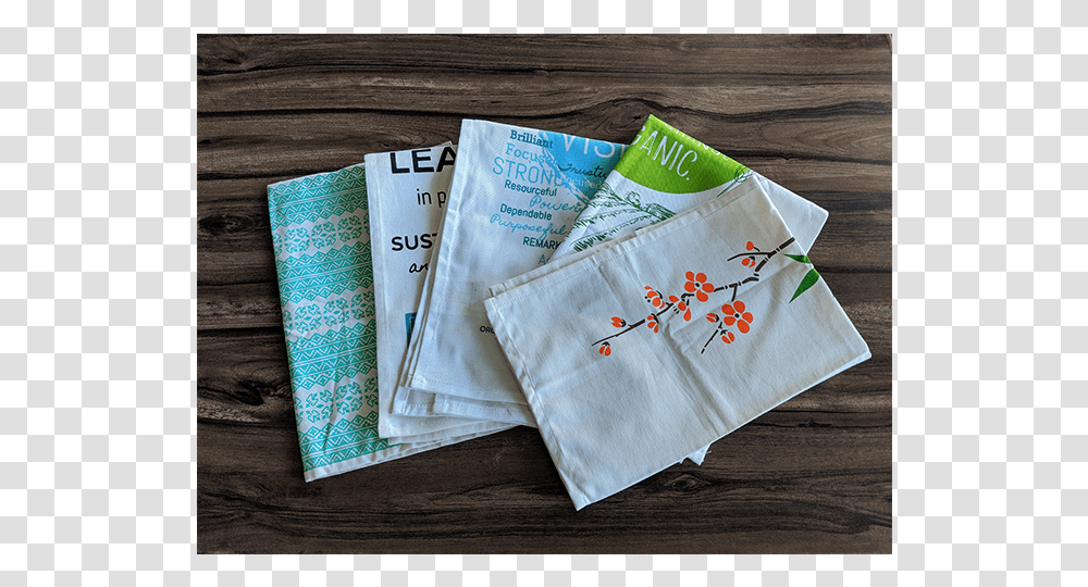 Organic Cotton Tea Towels Bulk Printed Stitch, Book, Napkin, Pattern Transparent Png