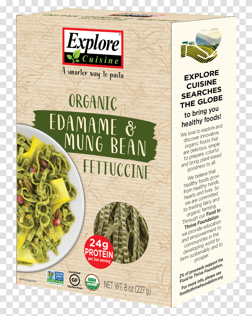 Organic Edamame And Mung Bean FettuccineData Fancybox, Flyer, Poster, Advertisement, Plant Transparent Png