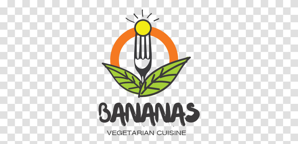 Organic Food Cuisine Restaurantvegan Eatery Logo Logo De Comida Vegetariana, Poster, Advertisement, Symbol, Emblem Transparent Png