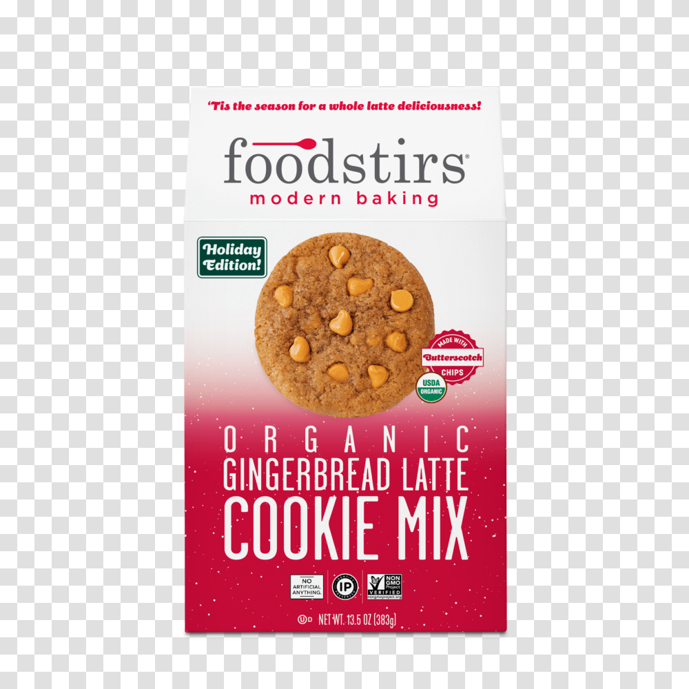 Organic Gingerbread Latte Cookie Mix, Flyer, Poster, Paper, Advertisement Transparent Png
