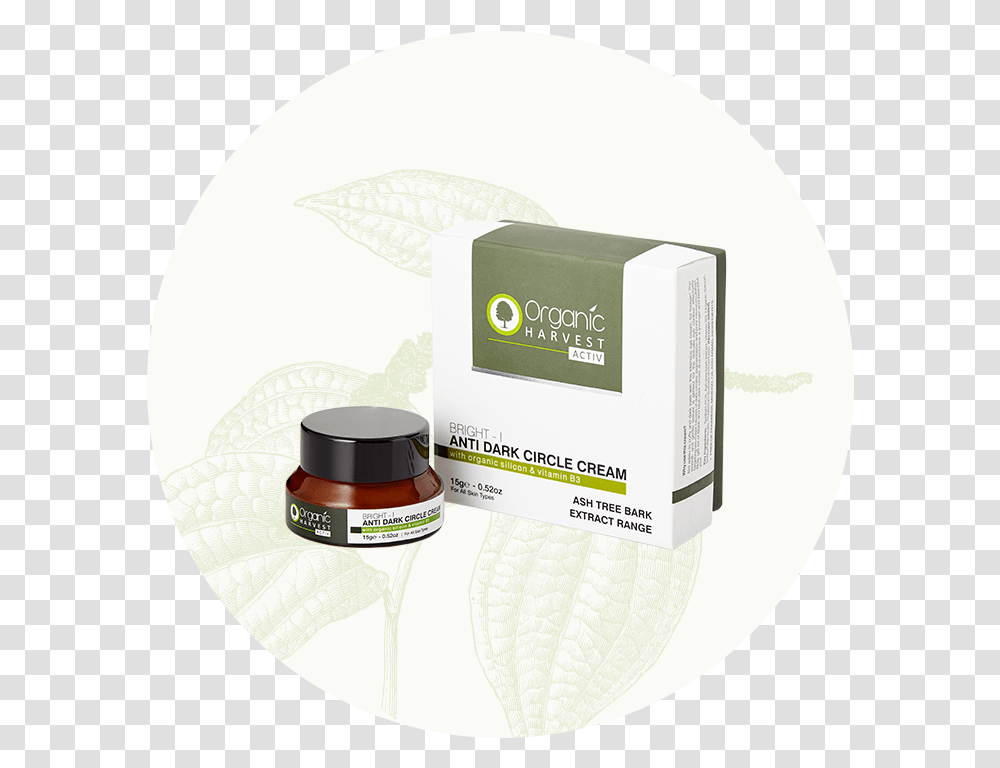 Organic Harvest Dark Circle Cream, Bottle, Tape, Label, Cosmetics Transparent Png