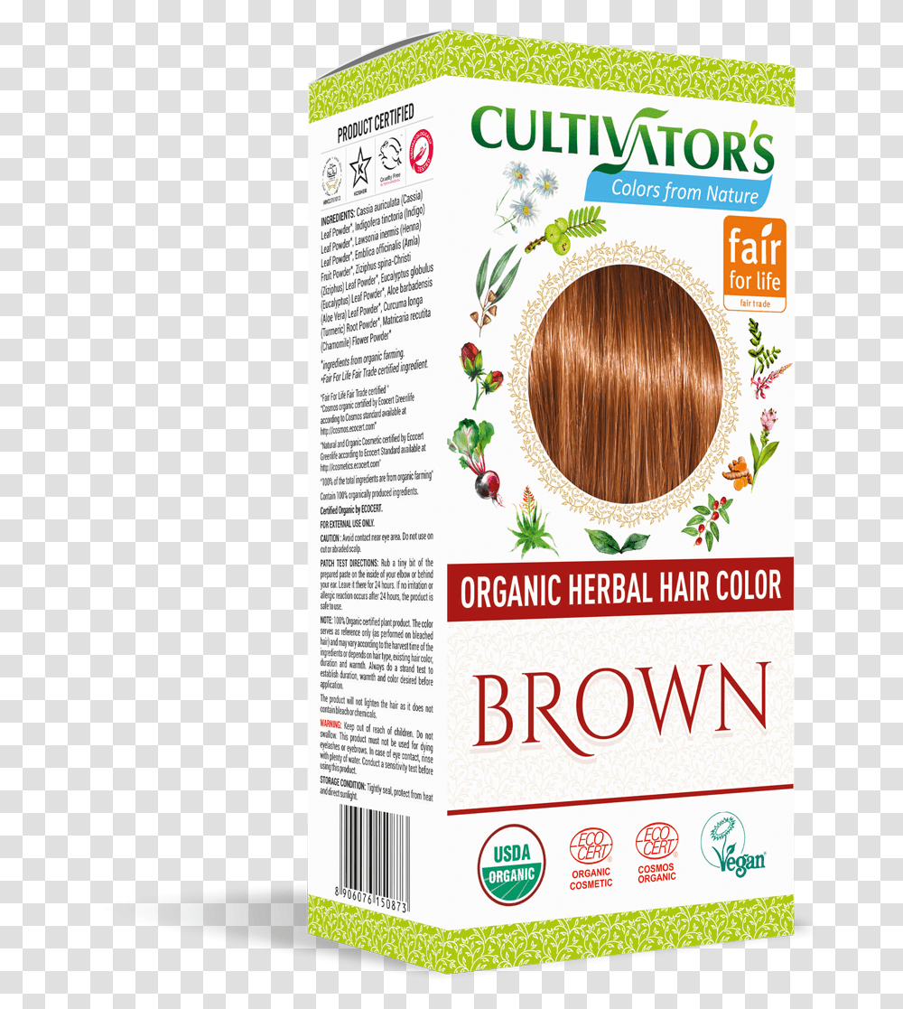 Organic Herbal Hair Color Caramel, Poster, Advertisement, Flyer, Paper Transparent Png