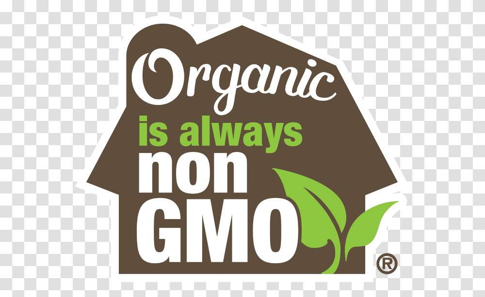 Organic Is Always Non Gmo Graphic Design, Label, Poster, Advertisement Transparent Png