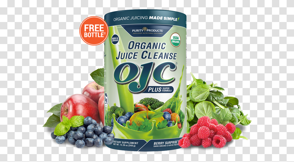 Organic Juice Cleanse Ojc, Plant, Fruit, Food, Blueberry Transparent Png