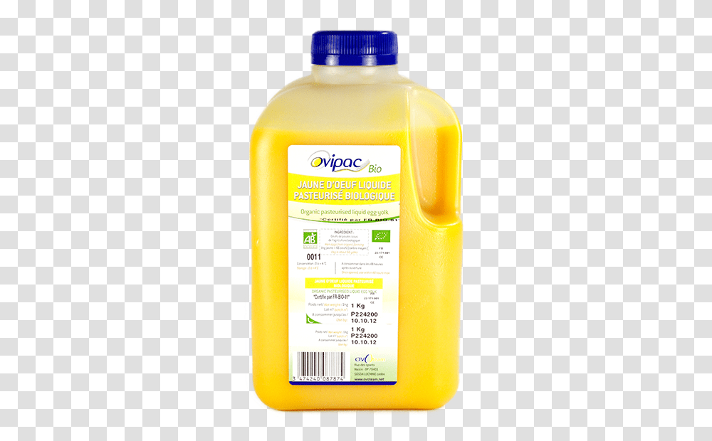Organic Liquid Egg Yolk Plastic Bottle, Beverage, Drink, Juice, Cosmetics Transparent Png