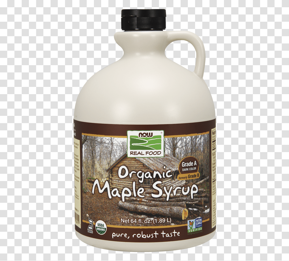 Organic Maple Syrup Grade B, Label, Seasoning, Food Transparent Png