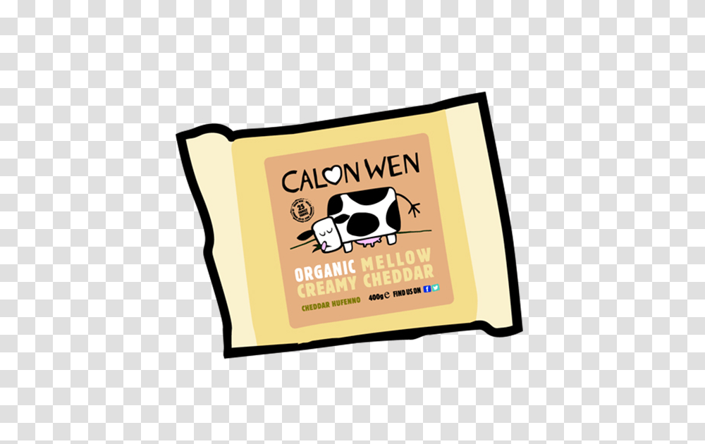 Organic Mellow Creamy Cheddar Cheese Calon Wen, Advertisement, Poster, Flyer, Paper Transparent Png