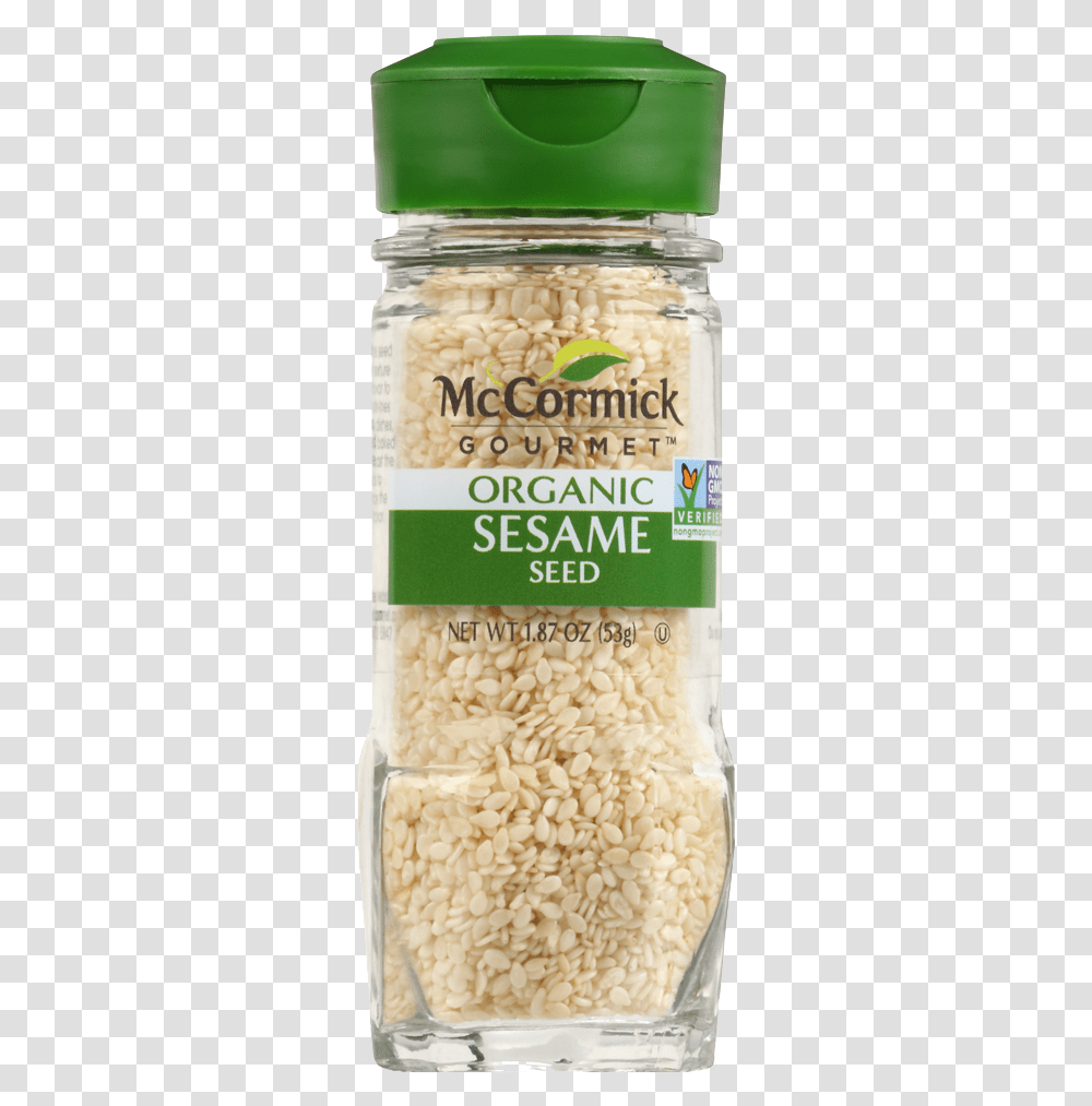 Organic Sesame Seed Bottle, Food, Plant, Seasoning, Pasta Transparent Png