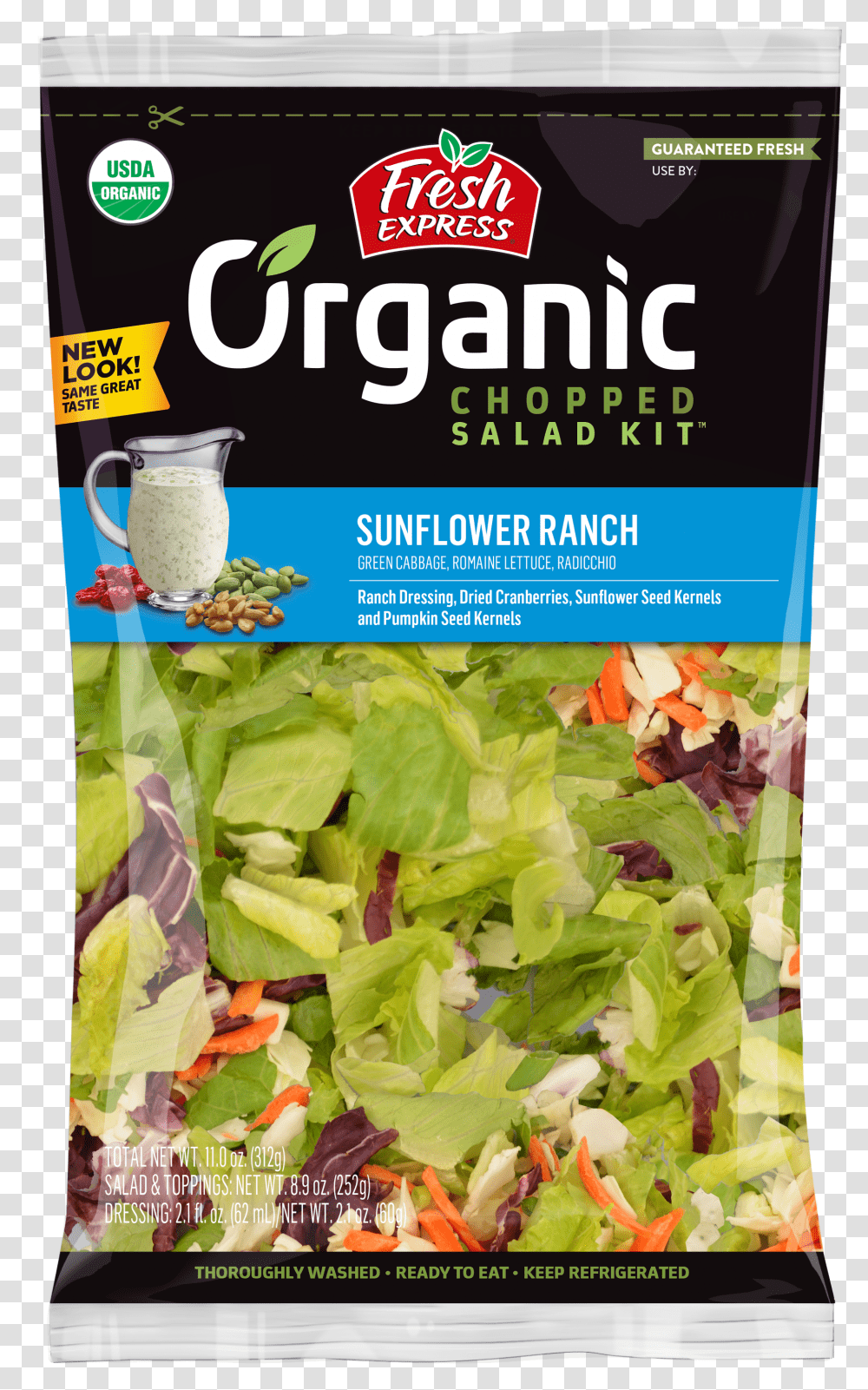Organic Sunflower Ranch Chopped Kit Transparent Png