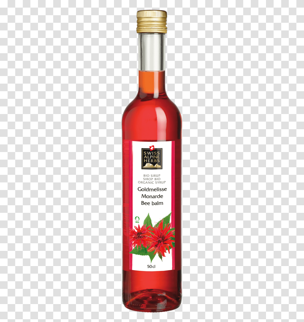 Organic Syrup Scarlet Bee Balm, Liquor, Alcohol, Beverage, Drink Transparent Png