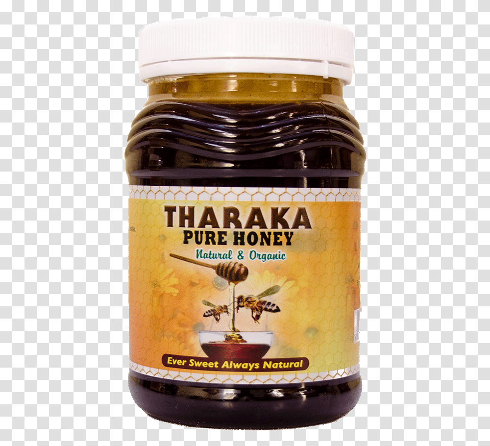 Organic Tharaka Honey Jar Tharaka Honey, Honey Bee, Food, Beer, Alcohol Transparent Png