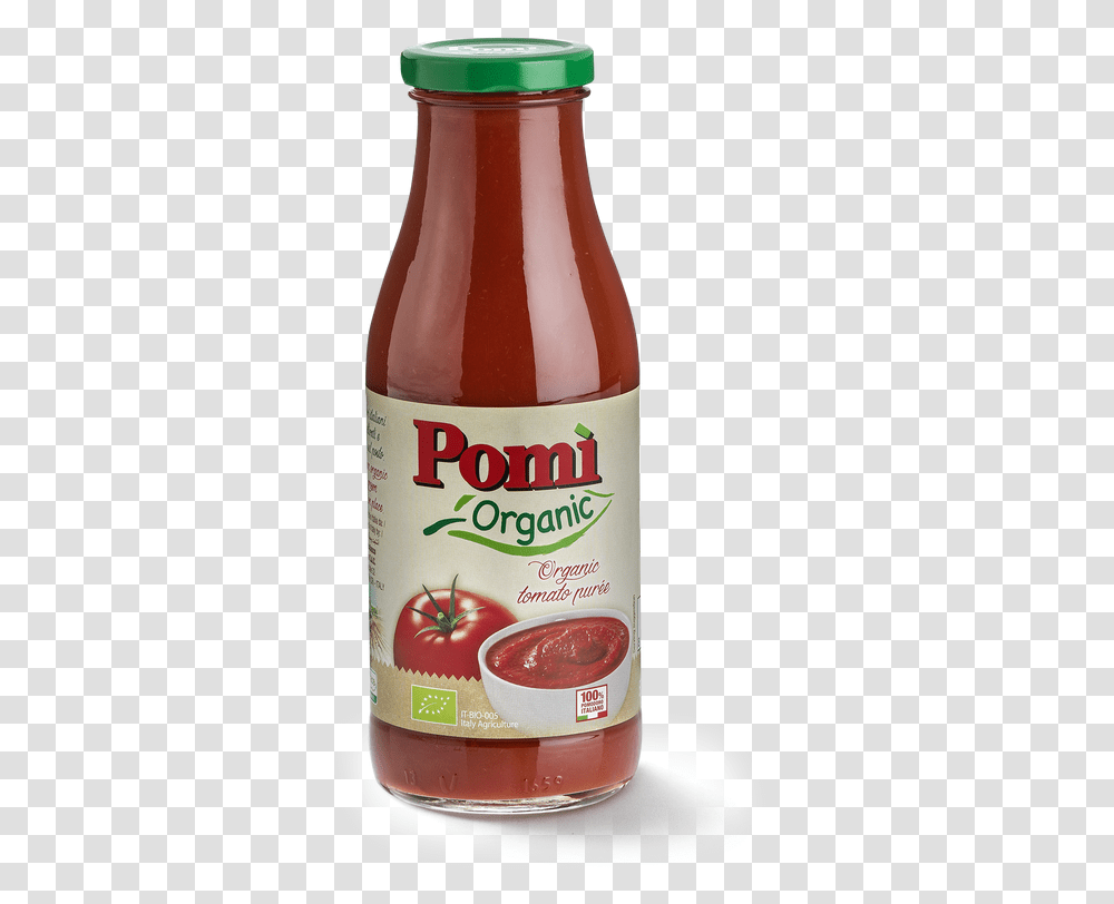 Organic Tomato Pure Pomi Tomatoes, Ketchup, Food Transparent Png