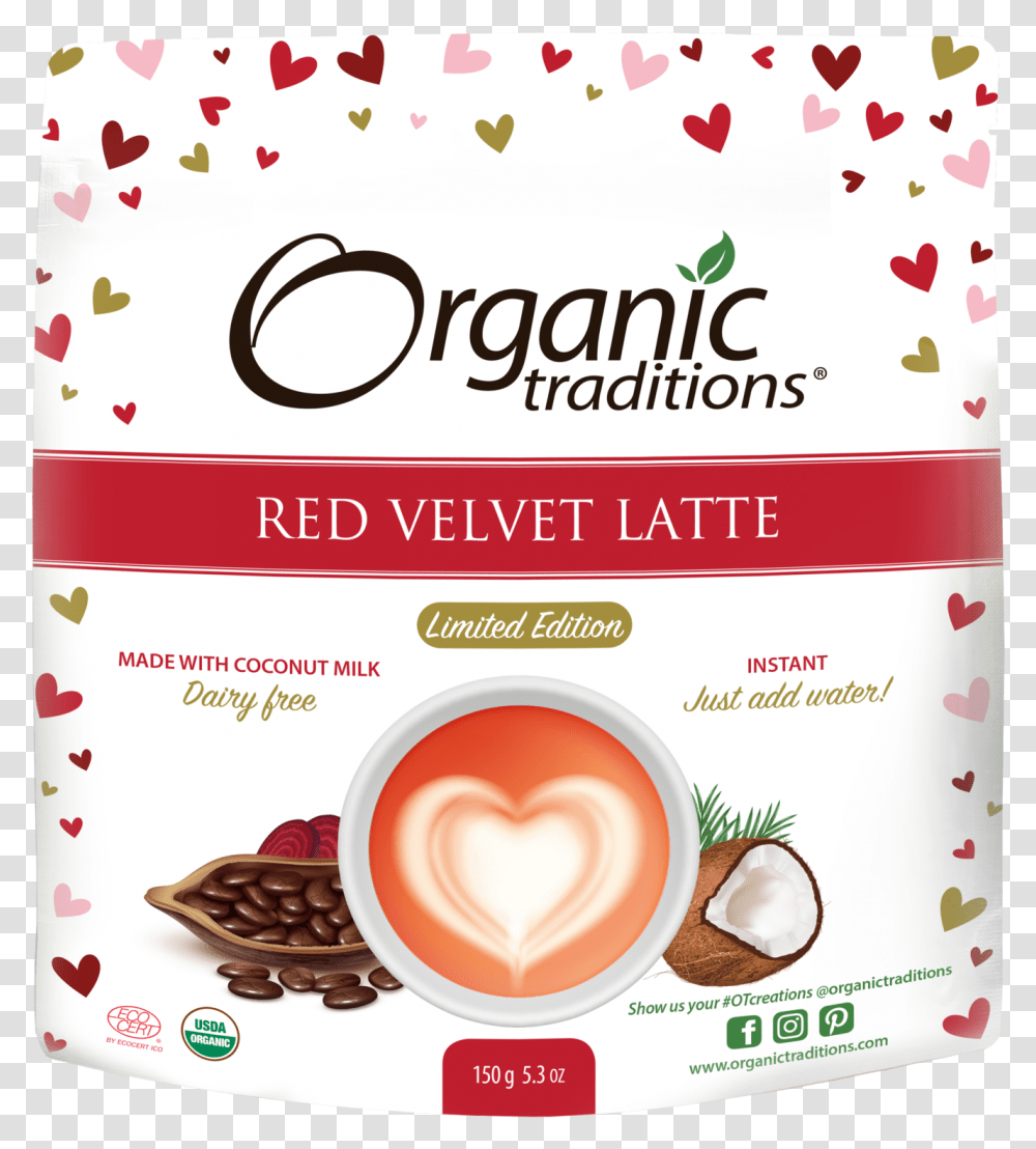 Organic Traditions Holiday Spice Latte, Plant, Food, Nut, Vegetable Transparent Png