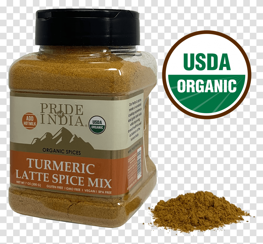Organic Turmeric Latte Tea Spice MixClass Organic Spices India, Food, Seasoning, Box, Sesame Transparent Png