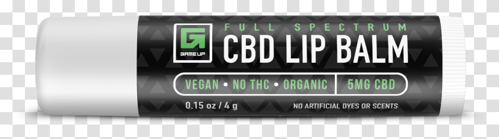 Organic Vegan Cbd Lip Balm Multipurpose Battery, Word, Number Transparent Png