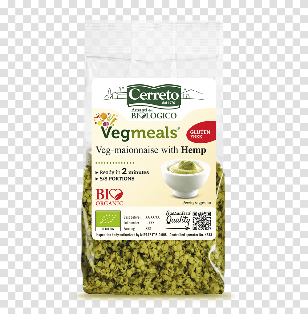 Organic Vegan Mayonnaise With Hemp Pumpkin Seed, Food, Plant, Menu Transparent Png