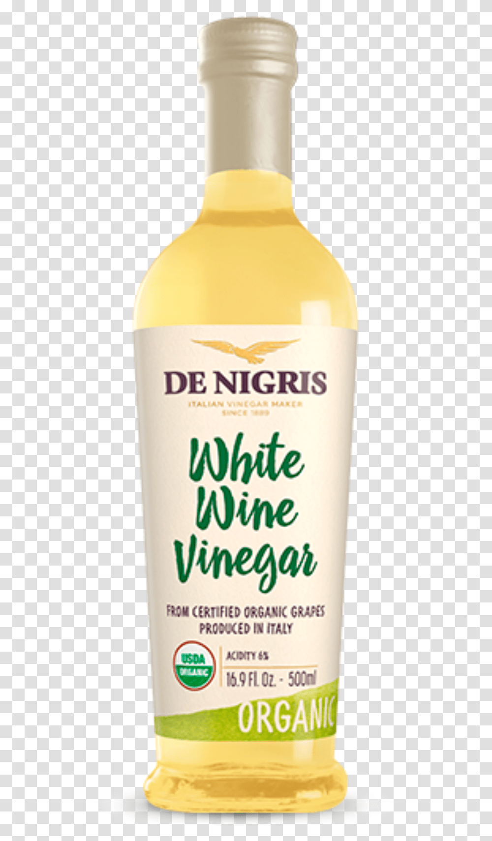 Organic White Wine Vinegar Glass Bottle, Alcohol, Beverage, Liquor, Beer Transparent Png