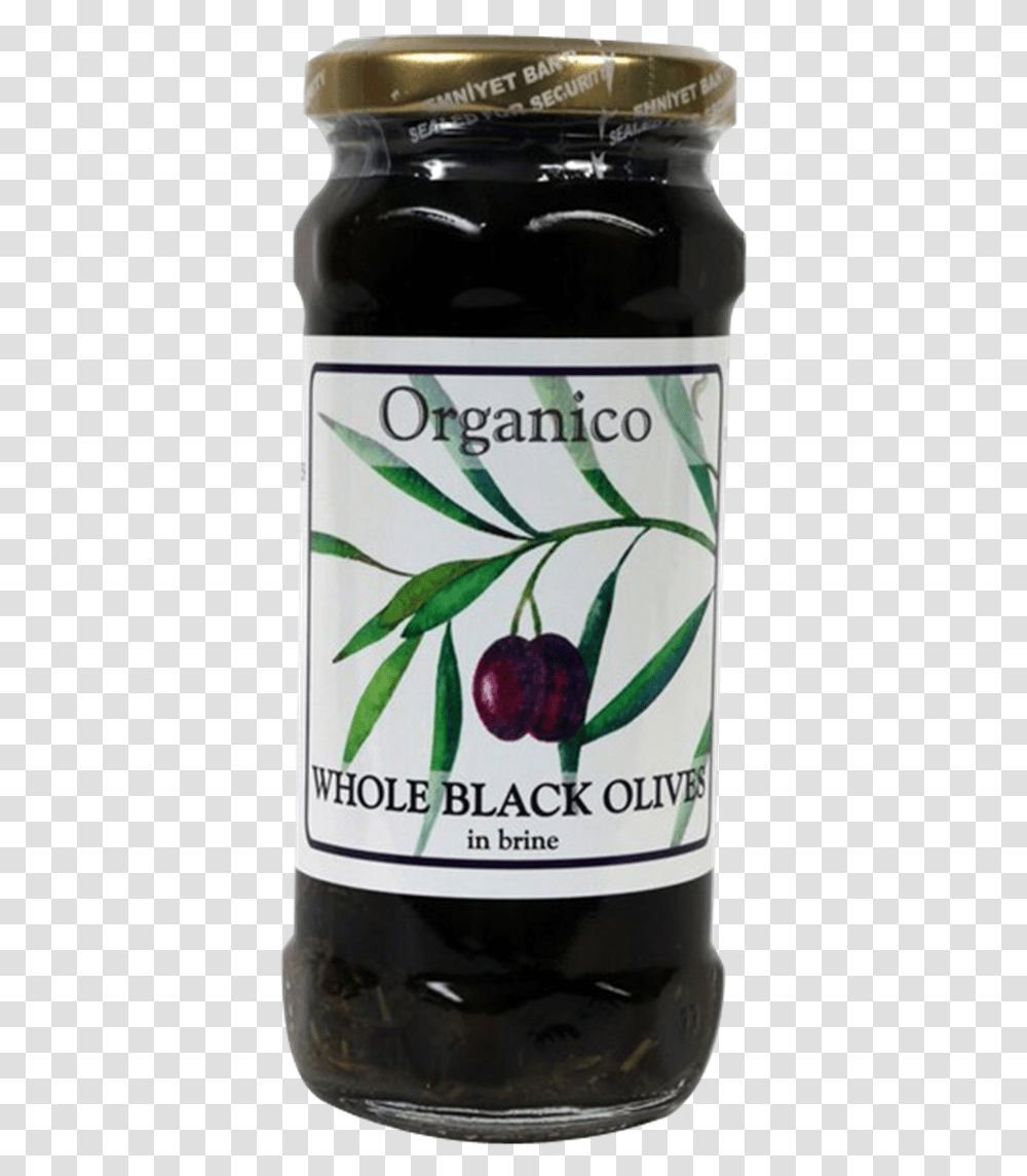 Organic Whole Black Olives Bottle, Label, Beverage, Alcohol Transparent Png