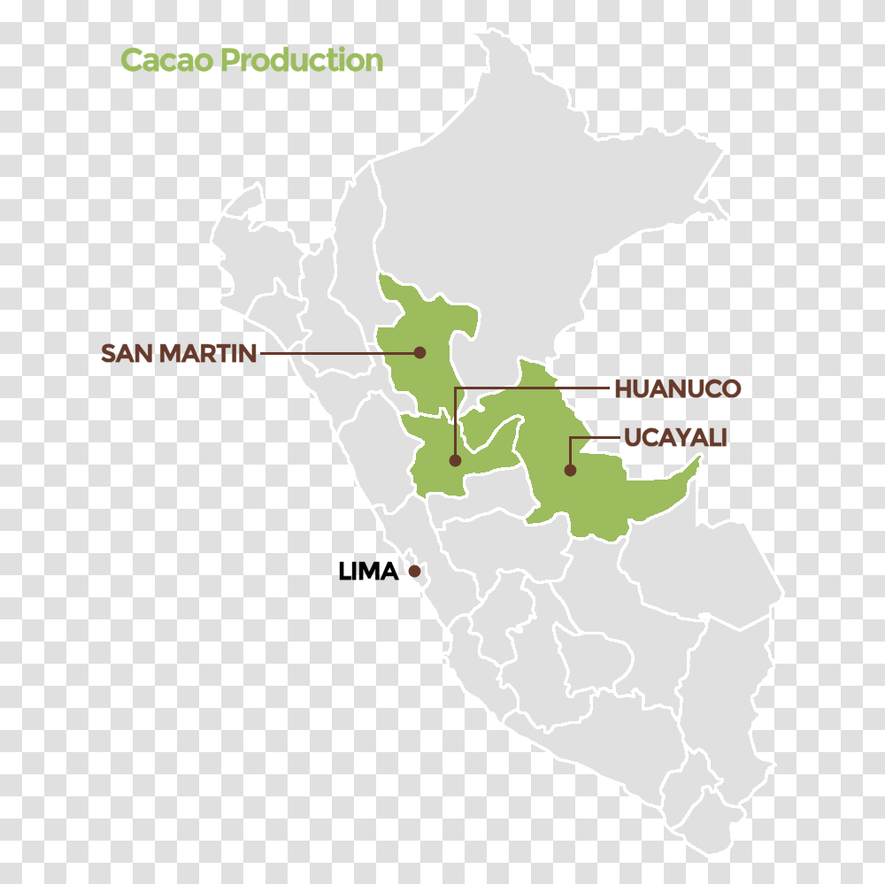 Organiccrops Cacao Production In Peru Lugares Donde Se Produce La Quinua En Peru, Map, Diagram, Plot, Atlas Transparent Png