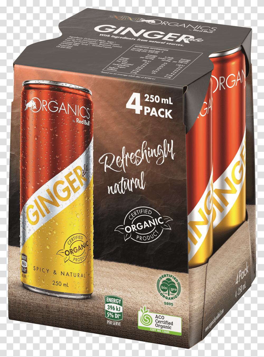Organics By Red Bull 4 Pack Transparent Png