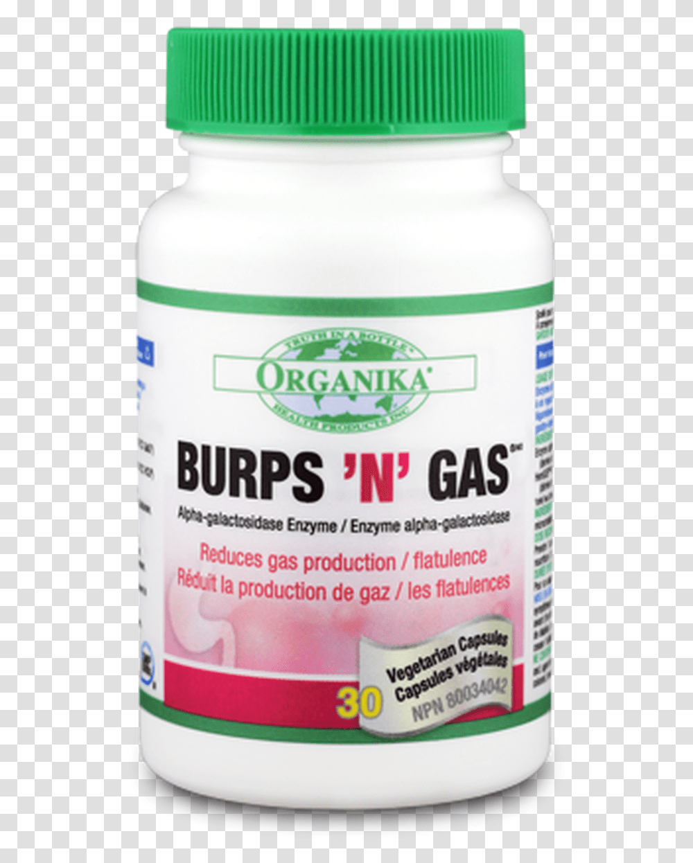 Organika Burps And Gas, Plant, Food, Vegetable, Jar Transparent Png