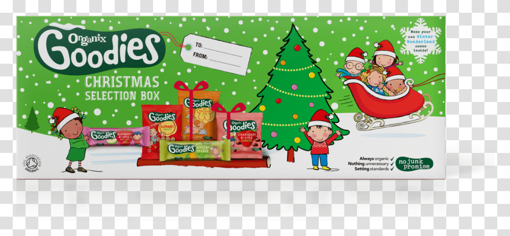 Organix Goodies Christmas Selection Box, Tree, Plant, Ornament, Person Transparent Png