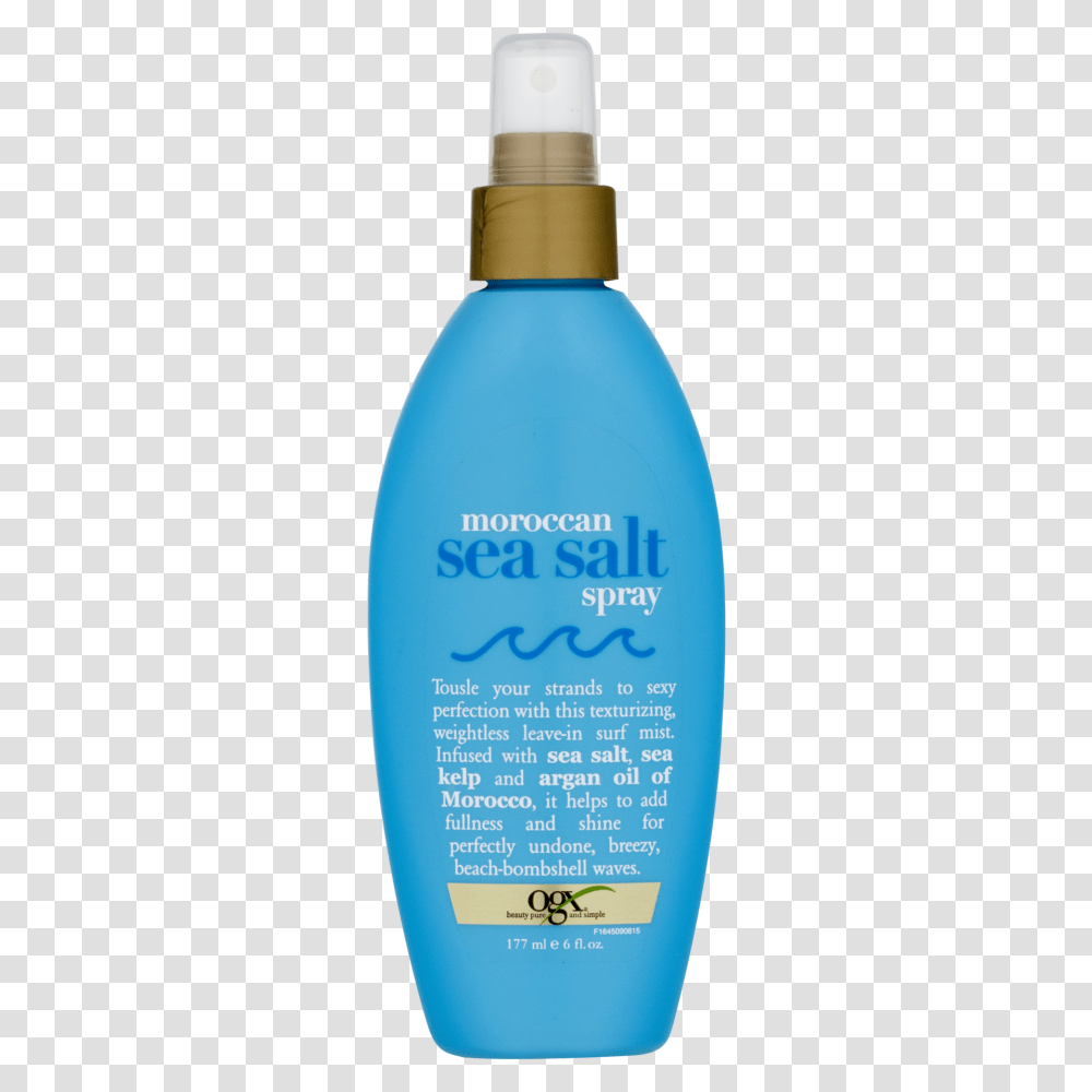Organix Ogx Moroccan Sea Salt Spray, Shaker, Bottle, Shampoo, Lotion Transparent Png